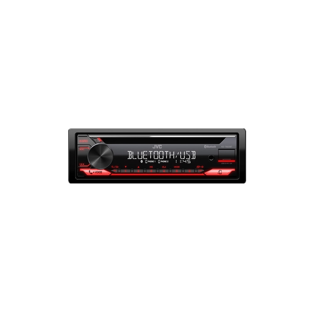 Produktbild för JVC KD-T822BT Bilradio med Bluetooth
