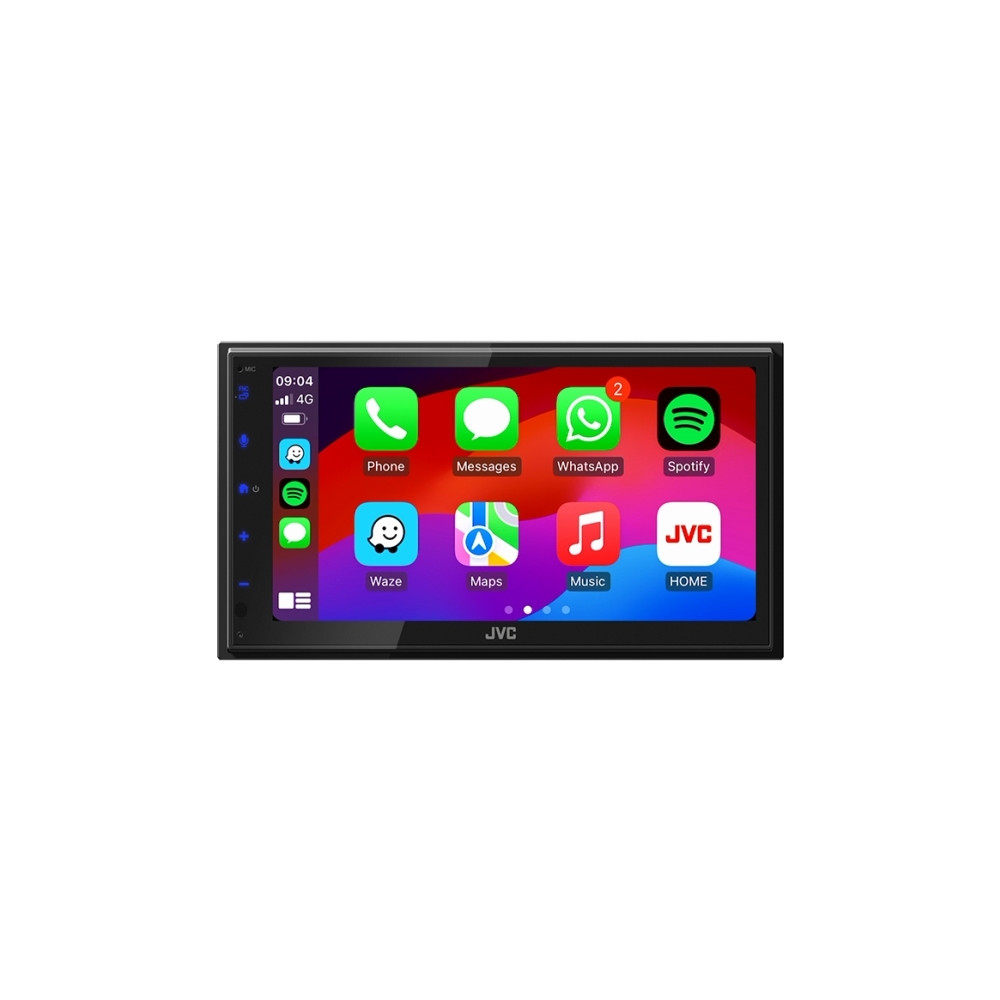 Produktbild för JVC KW-M593BT Bilradio Apple CarPlay / Android Auto, DAB+ oc...