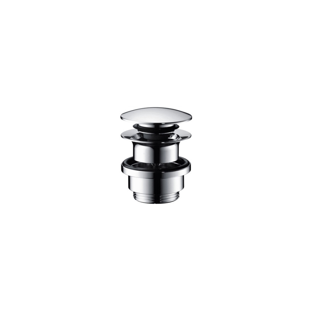 Produktbild för HansGrohe 1 1/4" push-open bottenventil med klickfunktion, k...