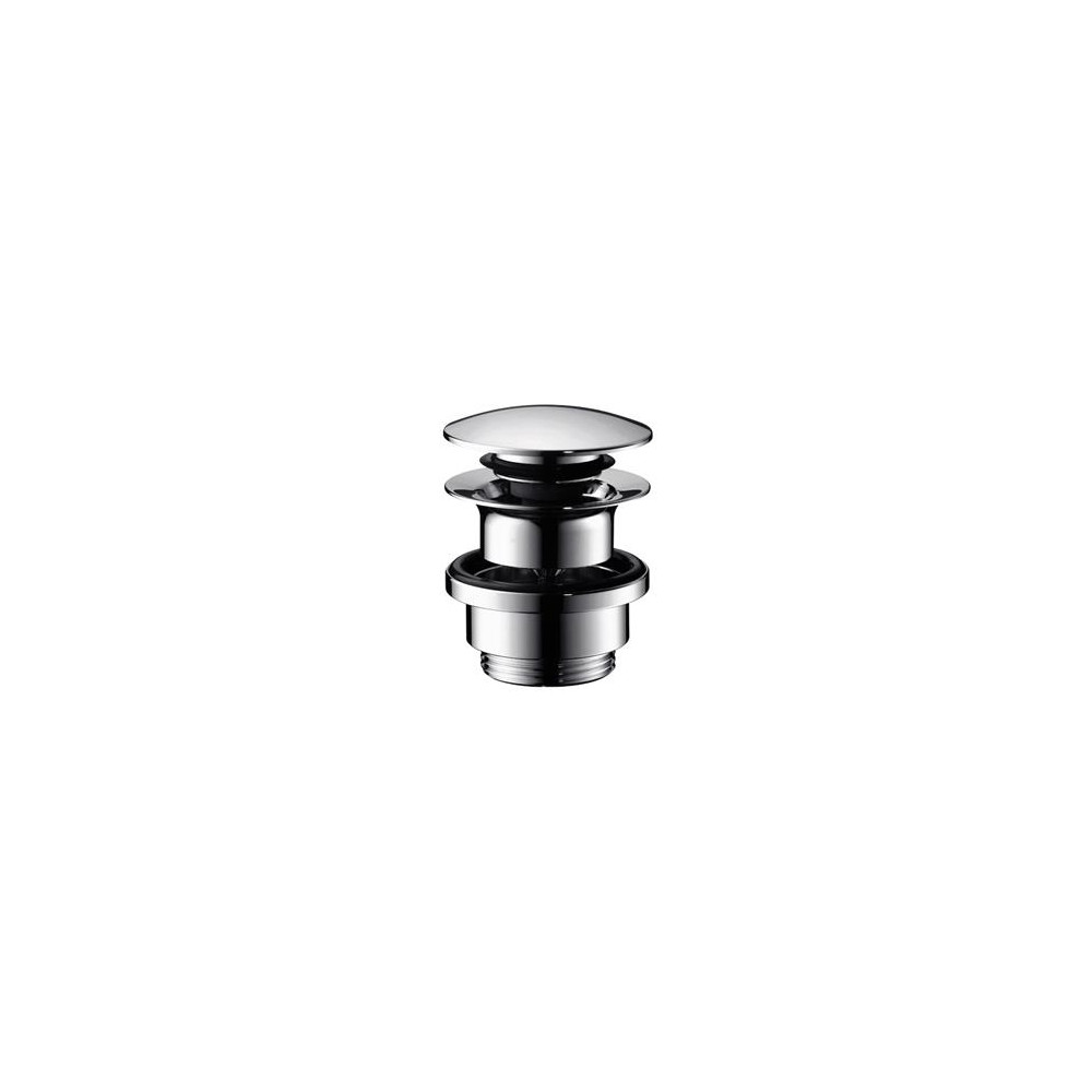 Produktbild för HansGrohe 1 1/4" push-open bottenventil med klickfunktion, k...