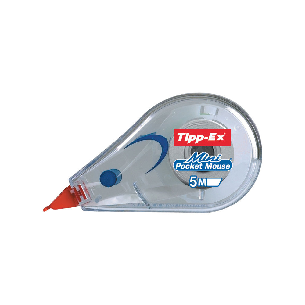 Produktbild för Tipp-Ex Mini Pocket Mouse - korrigeringsrulle - 5 mm x 5 m - transparent (paket om 10)