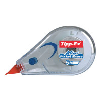 Produktbild för Tipp-Ex Mini Pocket Mouse - korrigeringsrulle - 5 mm x 5 m - transparent (paket om 10)