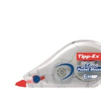 Produktbild för Tipp-Ex Mini Pocket Mouse - korrigeringsrulle - 5 mm x 5 m - transparent (paket om 10)