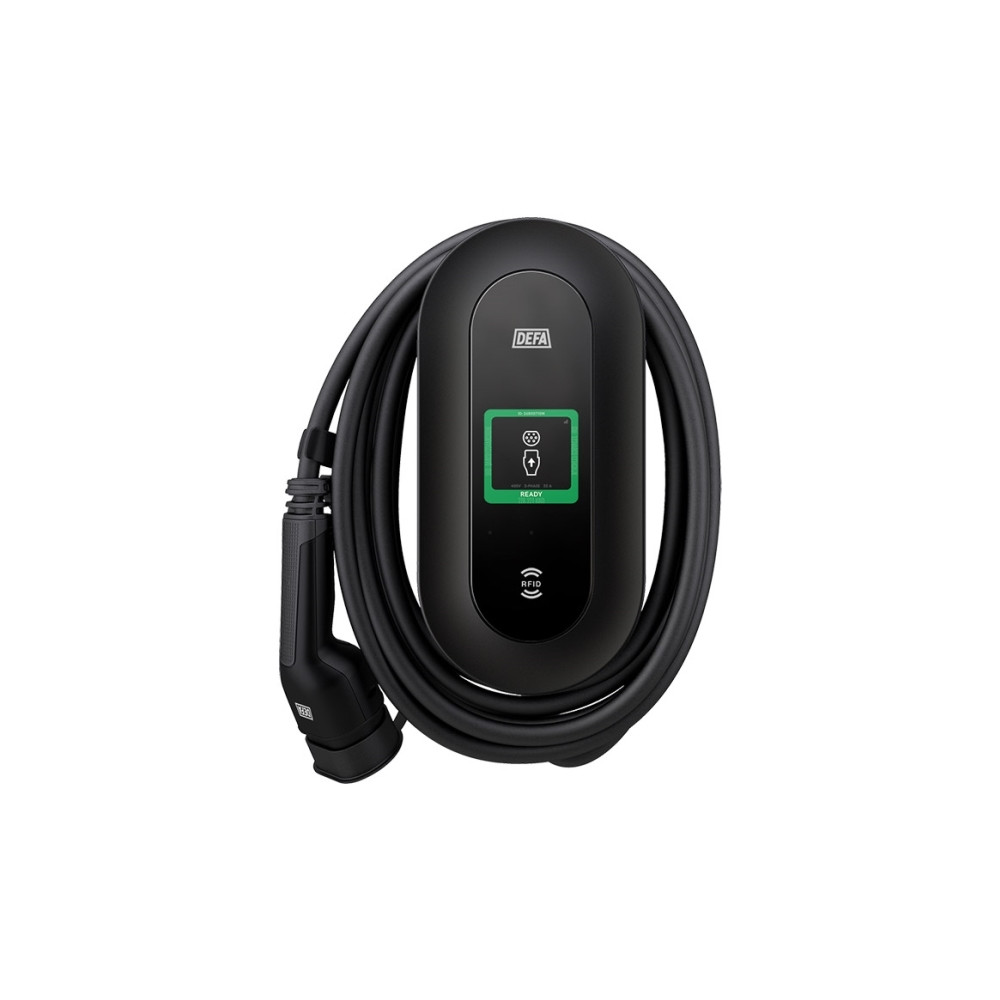 Produktbild för DEFA Power Laddbox med fast 6 meter laddkabel