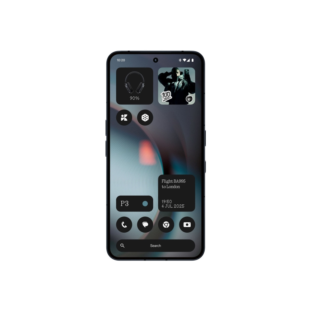 Produktbild för Nothing Phone (3) - svart - 5G pekskärmsmobil - 512 GB - GSM