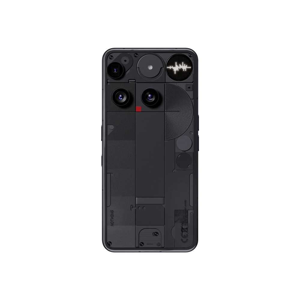 Produktbild för Nothing Phone (3) - svart - 5G pekskärmsmobil - 512 GB - GSM