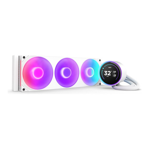 NZXT NZXT Kraken Elite 360 RGB - kylsystem med vätska till processorn - med LCD-display