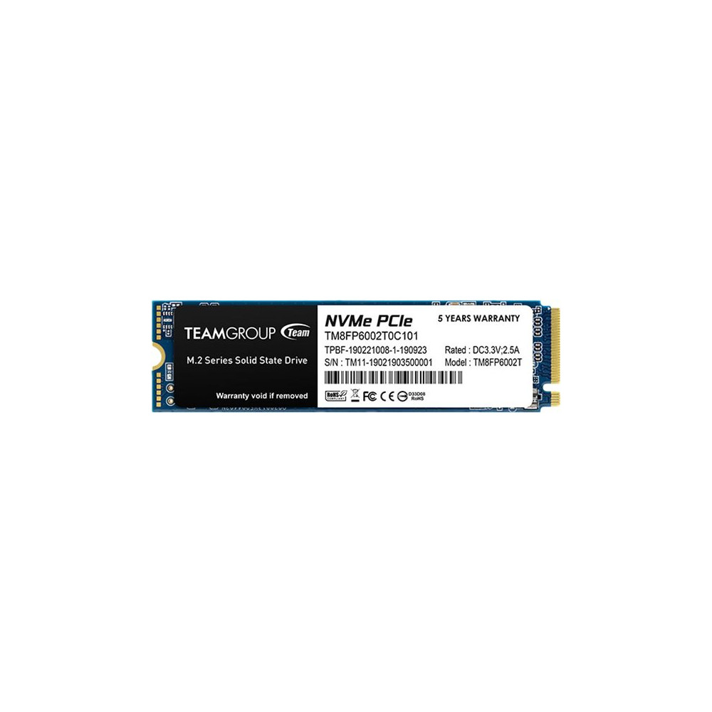 Produktbild för Team Group MP33 - SSD - 2 TB - PCIe 3.0 x4 (NVMe)