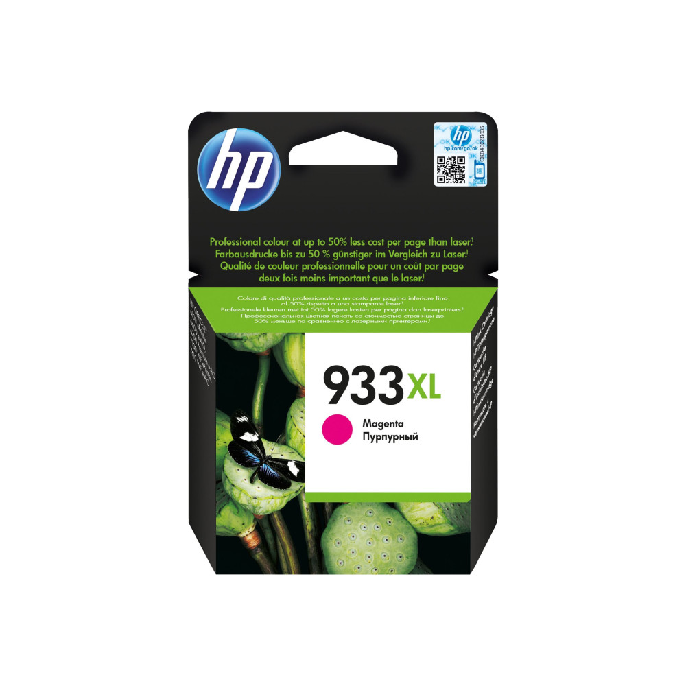 Produktbild för HP 933XL - Lång livslängd - magenta - original - bläckpatron