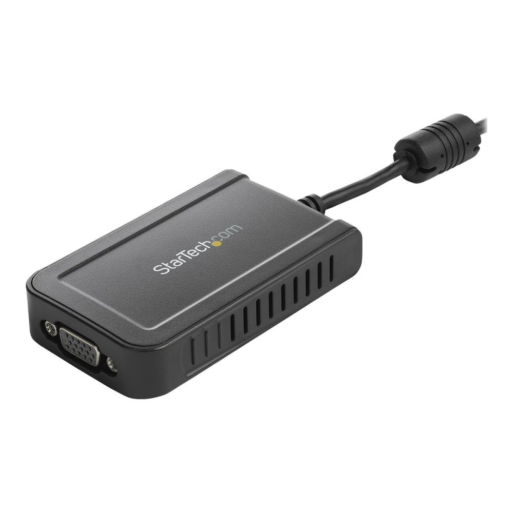 Produktbild för StarTech USB till VGA-adapter - 1920x1200 - USB/VGA-adapter - USB till HD-15 (VGA) - TAA-kompatibel - 50 cm