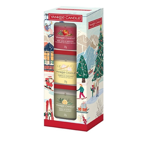 Yankee Candle Holiday Party Votive Candle 3x37g - Övrigt inom smink