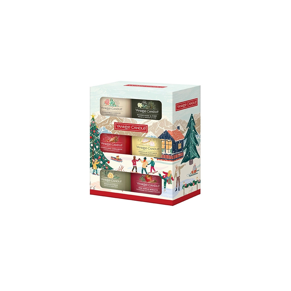 Produktbild för Yankee Candle Christmas Collection Votive Candle 6x37g