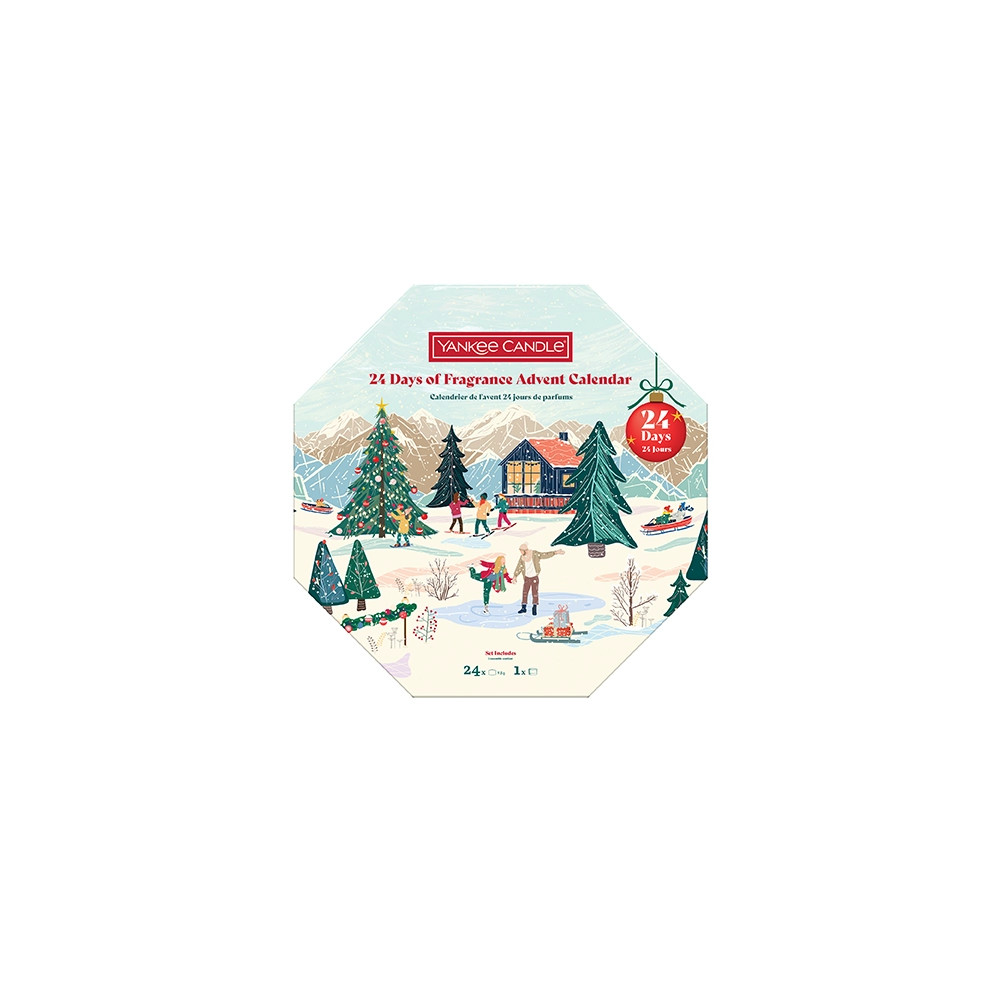 Produktbild för Yankee Candle 24 Days of Fragrance Advent Calendar 2025 advent calendar wreath