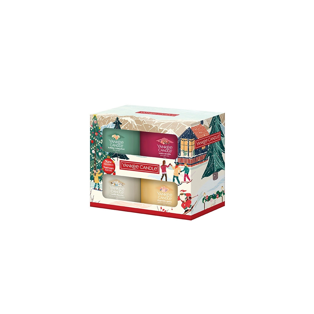 Produktbild för Yankee Candle Apres Ski Votive Candle 4x37g