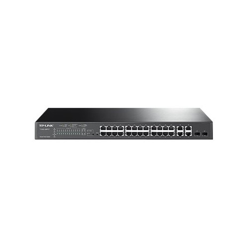TP-LINK Technologies TP-Link Smart PoE Switch T1500-28PCT - switch - 24 portar - rackmonterbar