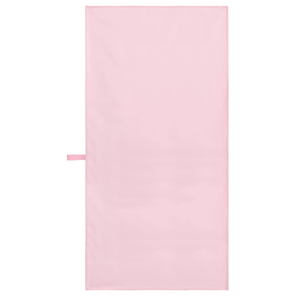 Produktbild för Sporthanddukar 2 pcs Rosa 100 x 50 cm Polyester och polyamid