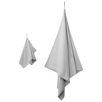 Produktbild för Sporthandduk Set 2 pcs Grå tyg