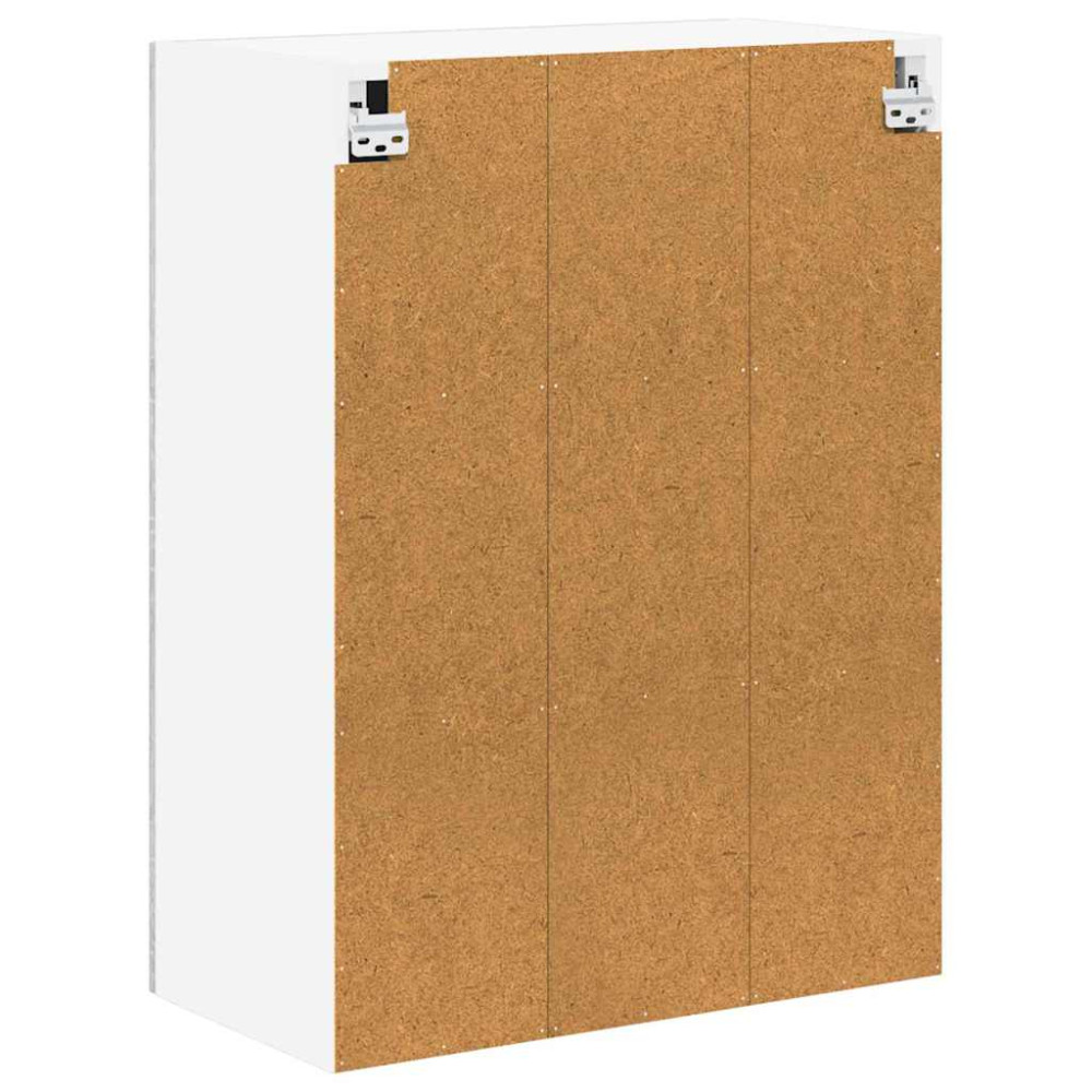 Produktbild för Väggglasförråd LUCCA Grå sonoma-ek 60 x 31 x 80 cm