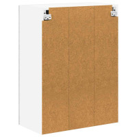 Produktbild för Väggglasförråd LUCCA Grå sonoma-ek 60 x 31 x 80 cm