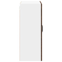 Produktbild för Väggglasförråd LUCCA Brun ek 60 x 31 x 80 cm Konstruerat trä