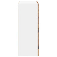 Produktbild för Väggglasförråd LUCCA Gammalt trä 60 x 31 x 80 cm