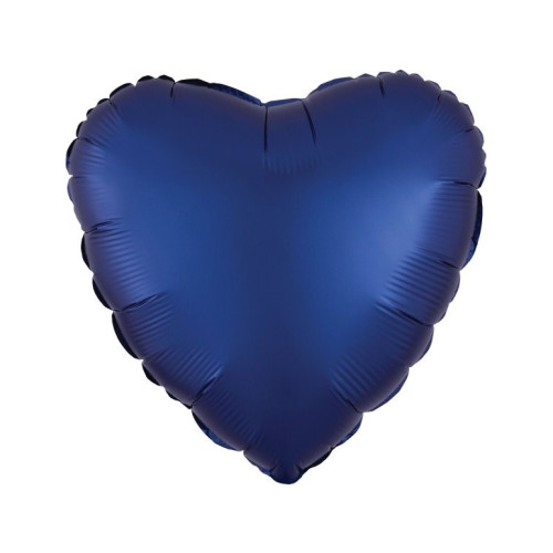 AMSCAN AMSCAN folieballong Lustre Navy blå hjärta 43 cm löst 991411...
