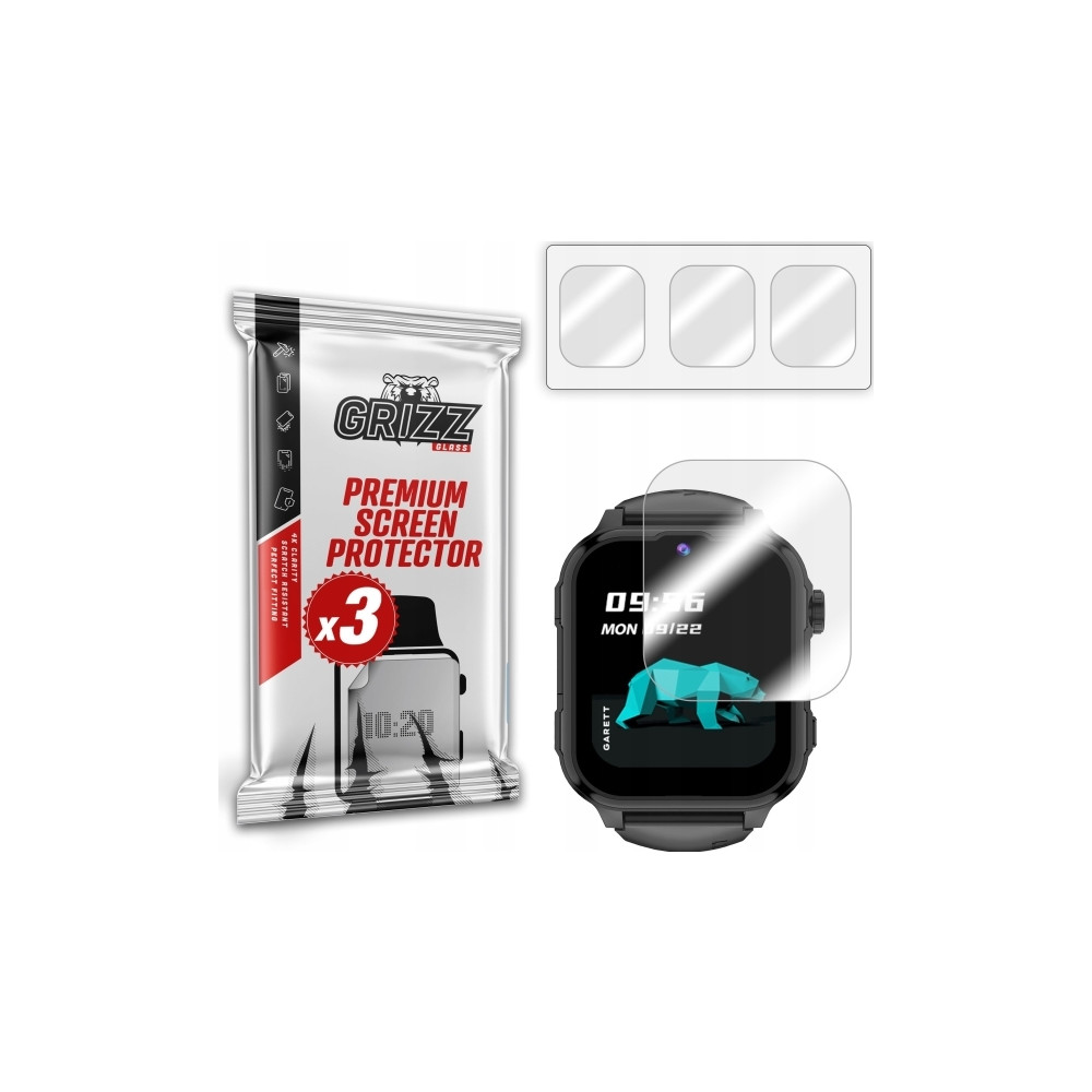 Produktbild för Hydrogel film GrizzGlass Hydrofilm till Garett Kids Hero Pro...