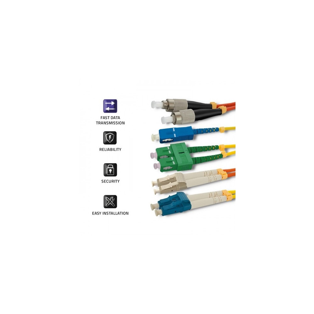 Produktbild för Qoltec patch-kabel - 25 m - gul