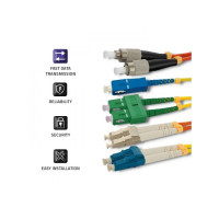 Produktbild för Qoltec patch-kabel - 25 m - gul