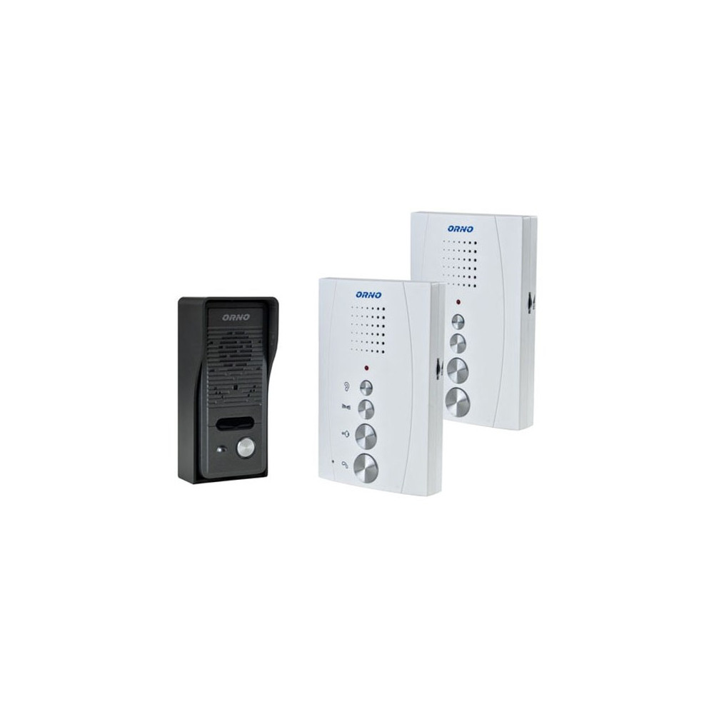 Produktbild för ORNO ONE-familj intercom-set med intercom-högtalare utan hör...