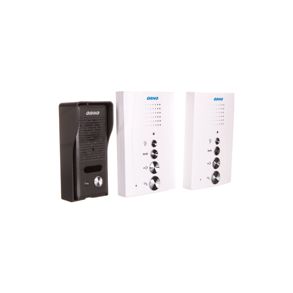 Produktbild för ORNO ONE-familj intercom-set med intercom-högtalare utan hör...