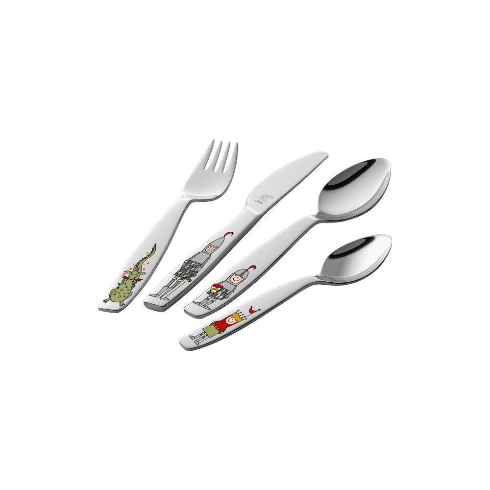 Produktbild för Zwilling ZWILLING Ritter Eckbert bestickset för barn, 4 dela...
