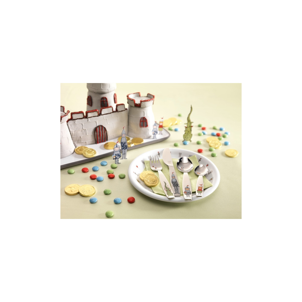 Produktbild för Zwilling ZWILLING Ritter Eckbert bestickset för barn, 4 dela...
