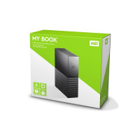 Produktbild för WD My Book WDBBGB0060HBK - hårddisk - 6 TB - USB 3.0