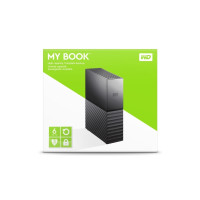 Produktbild för WD My Book WDBBGB0060HBK - hårddisk - 6 TB - USB 3.0