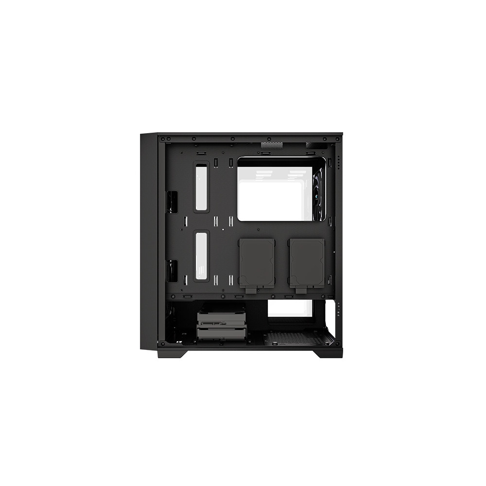 Produktbild för Nordic Gaming NGC-6857, Tower, PC, Svart, Trä, ATX, micro AT...