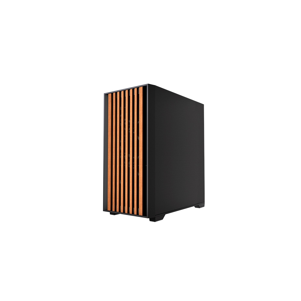 Produktbild för Nordic Gaming NGC-6857, Tower, PC, Svart, Trä, ATX, micro AT...