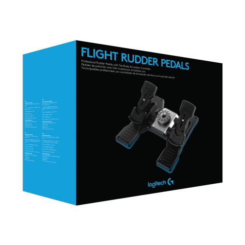 Logitech Logitech Flight Rudder Pedals - pedaler - kabelansluten