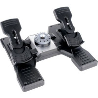 Produktbild för Logitech Flight Rudder Pedals - pedaler - kabelansluten