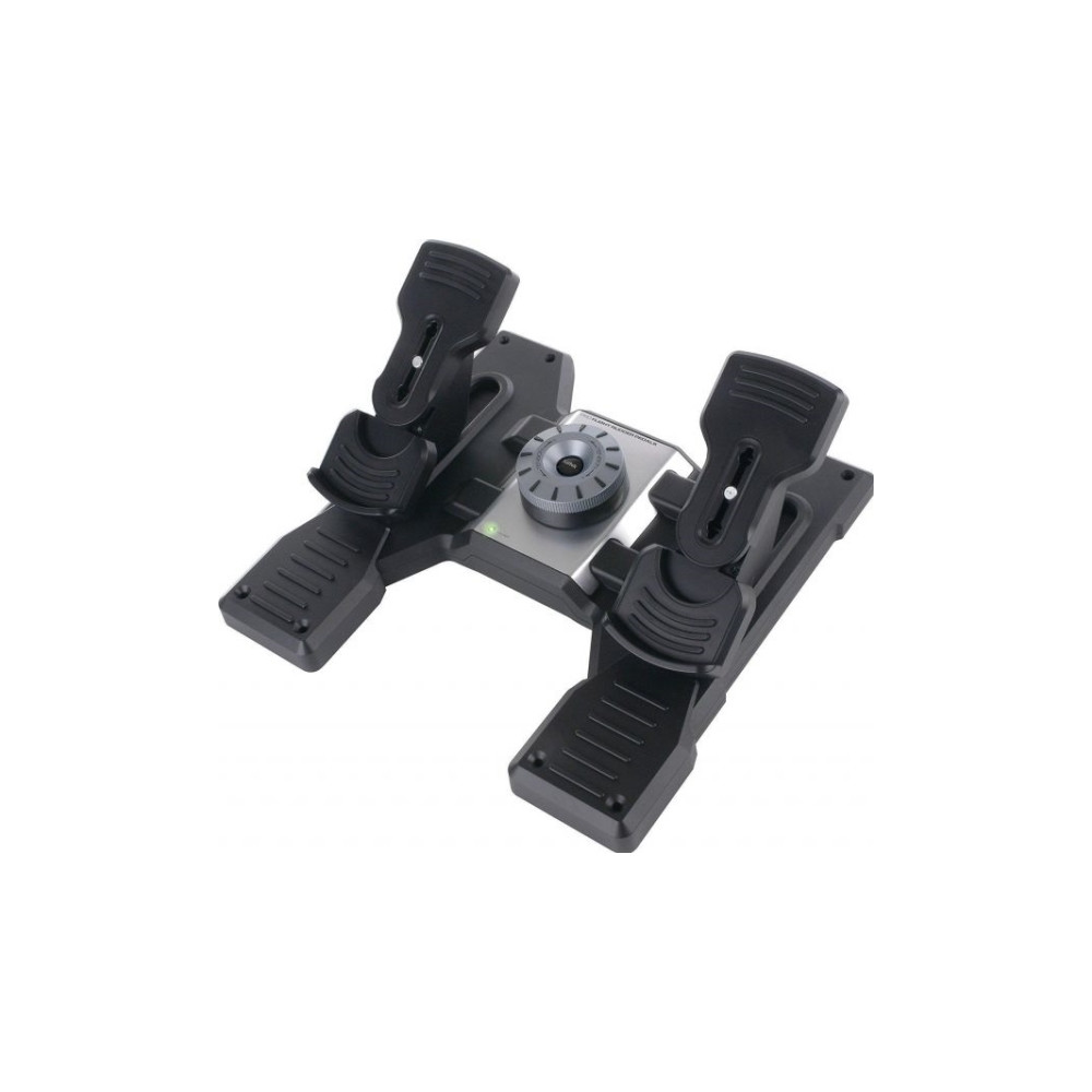 Produktbild för Logitech Flight Rudder Pedals - pedaler - kabelansluten