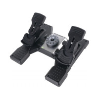 Produktbild för Logitech Flight Rudder Pedals - pedaler - kabelansluten