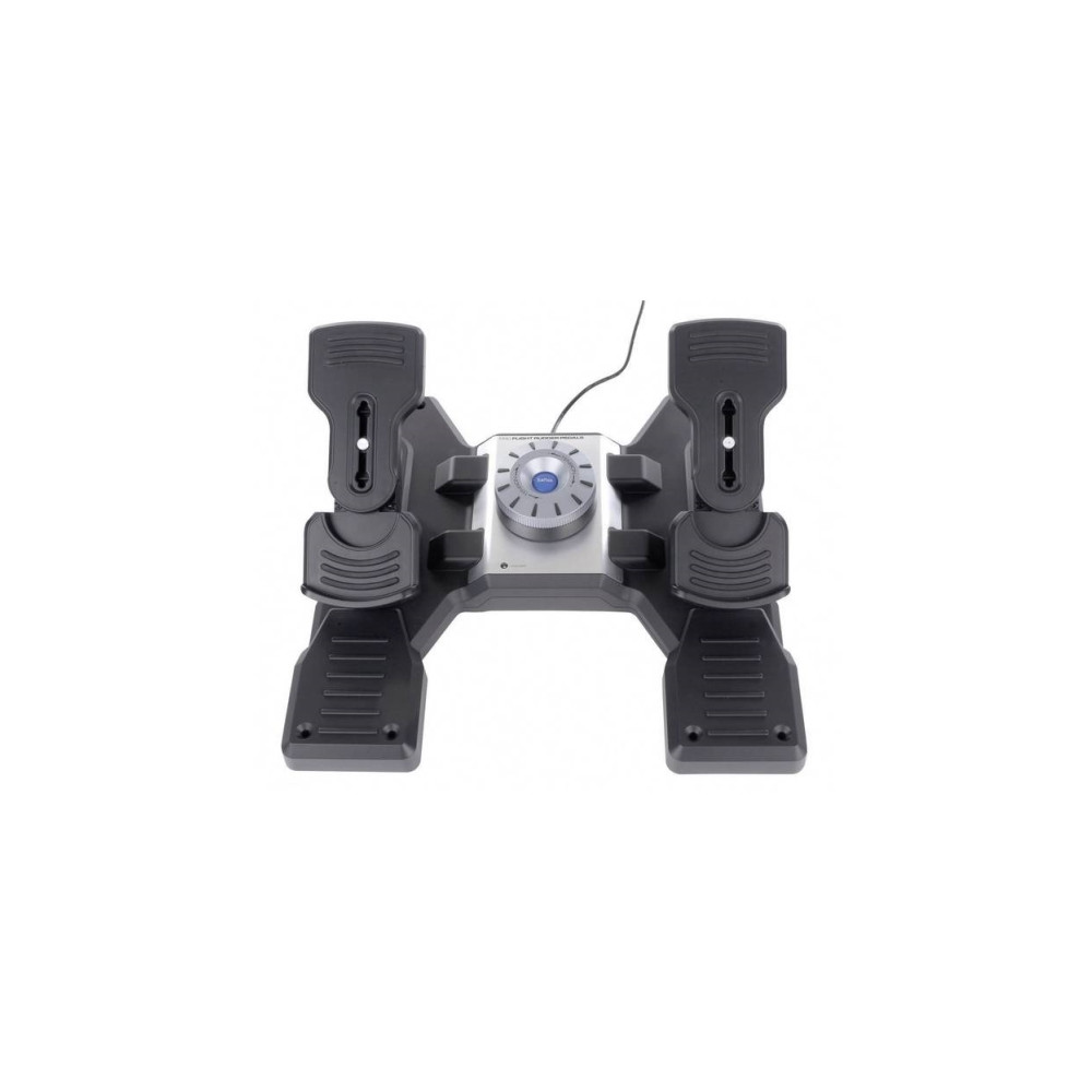 Produktbild för Logitech Flight Rudder Pedals - pedaler - kabelansluten