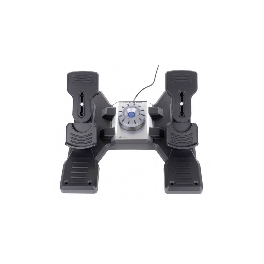 Produktbild för Logitech Flight Rudder Pedals - pedaler - kabelansluten