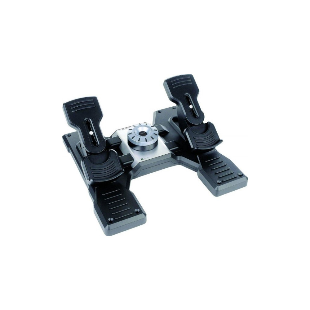 Produktbild för Logitech Flight Rudder Pedals - pedaler - kabelansluten