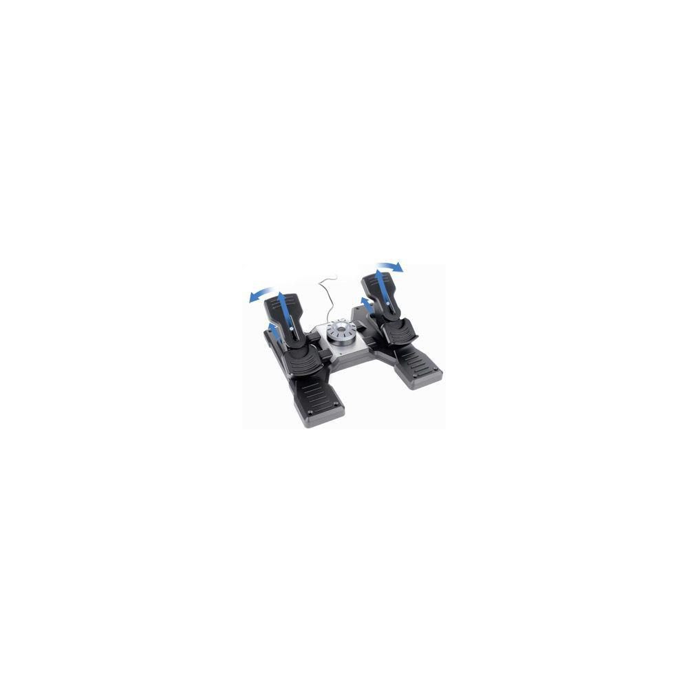 Produktbild för Logitech Flight Rudder Pedals - pedaler - kabelansluten