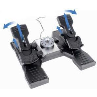 Produktbild för Logitech Flight Rudder Pedals - pedaler - kabelansluten
