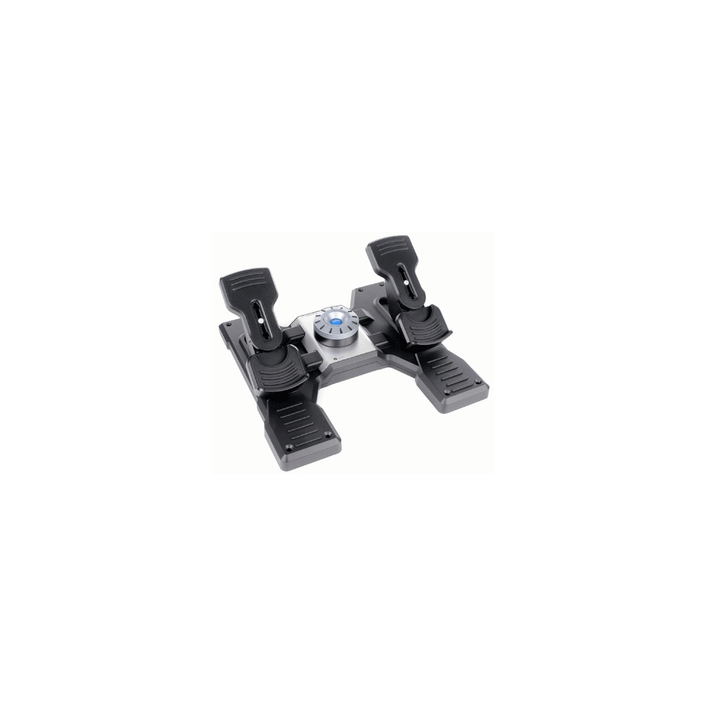 Produktbild för Logitech Flight Rudder Pedals - pedaler - kabelansluten