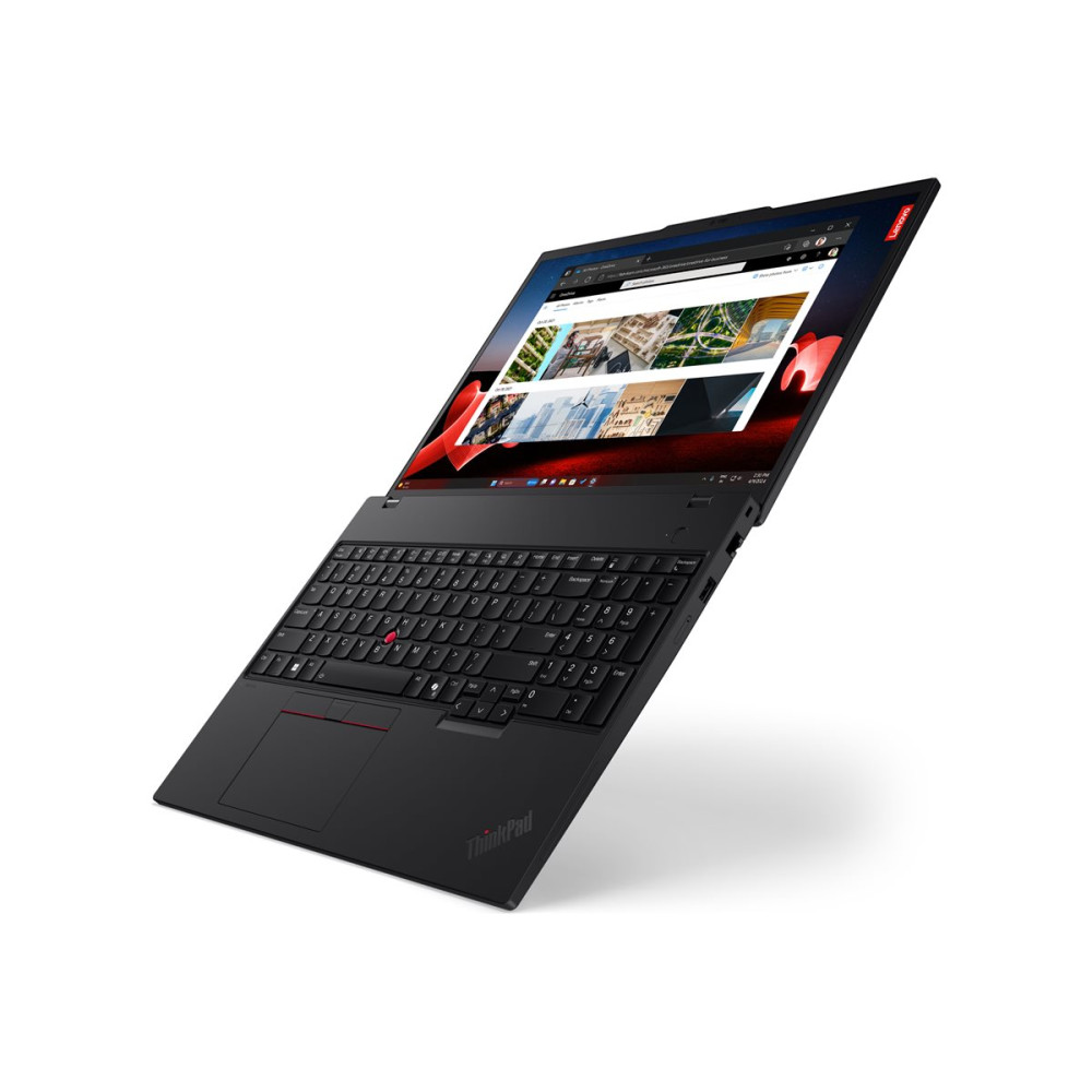 Produktbild för Lenovo ThinkPad T16 Gen 4 - AI PC - 16" - Intel Core Ultra 7 - 255U - 32 GB RAM - 1 TB SSD - 5G-uppgraderingsbar - nordiskt (danska/finska/norska/svenska)