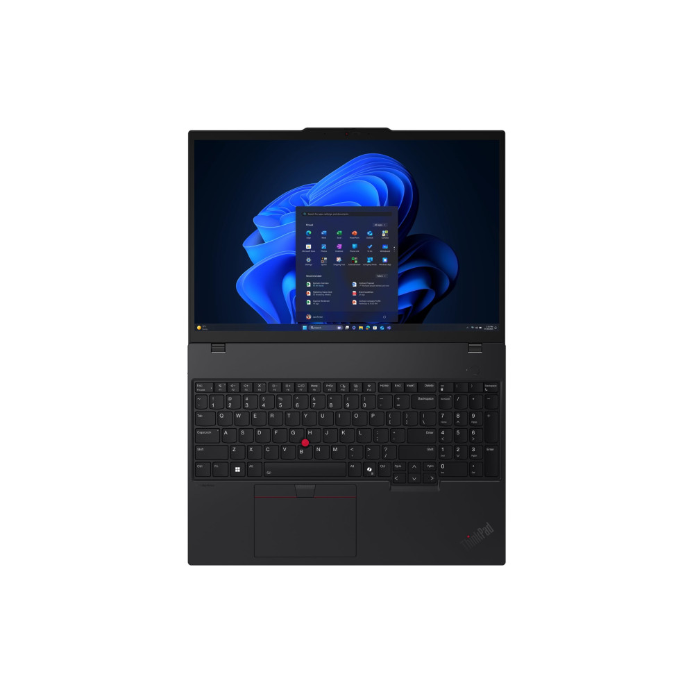 Produktbild för Lenovo ThinkPad T16 Gen 4 - AI PC - 16" - Intel Core Ultra 7 - 255U - 32 GB RAM - 1 TB SSD - 5G-uppgraderingsbar - nordiskt (danska/finska/norska/svenska)