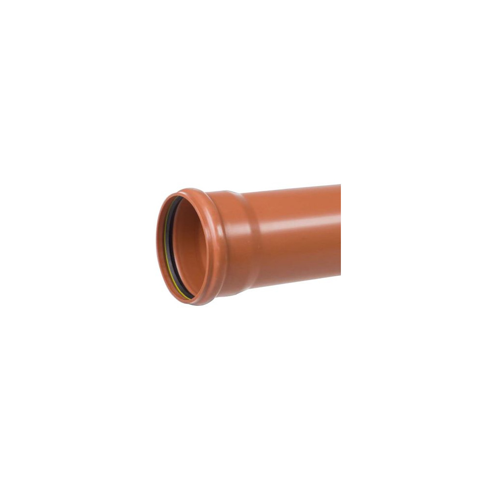 Produktbild för Kaczmarek 110 x 3000 mm PP avloppsrör m/form, klass S SN8, E...